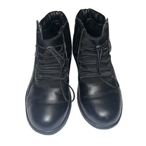 SureFit Boots Men's Black Size 7 Leather Comfort Lace-Up‎ Work Boots